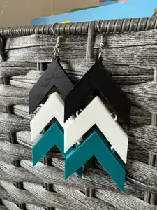 Articulating Chevron Earrings
