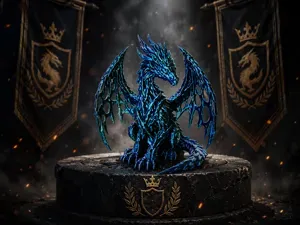 Mystic Crystal Dragon – Fantasy Figurine