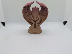 Guardian Flame – Angelic Candle Holder Sculpture