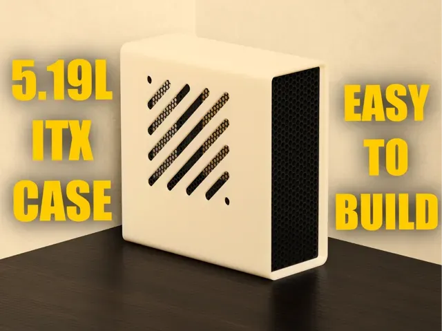 5.19L 3D PRINTED MINI ITX PC CASE