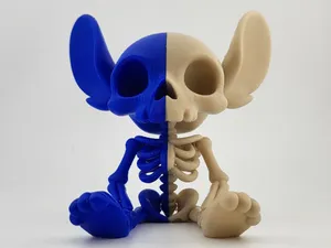 Stitch Inspired Skeleton Cute e Spooky