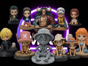 LUFFY SENTADITO ONE PIECE