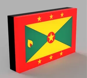 World Flags - Grenada LED Lamp