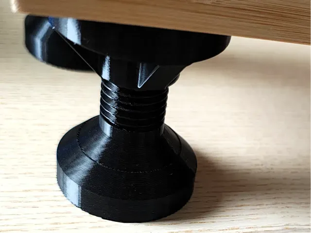 Adjustable feet for furniture - load 130kg/286lb