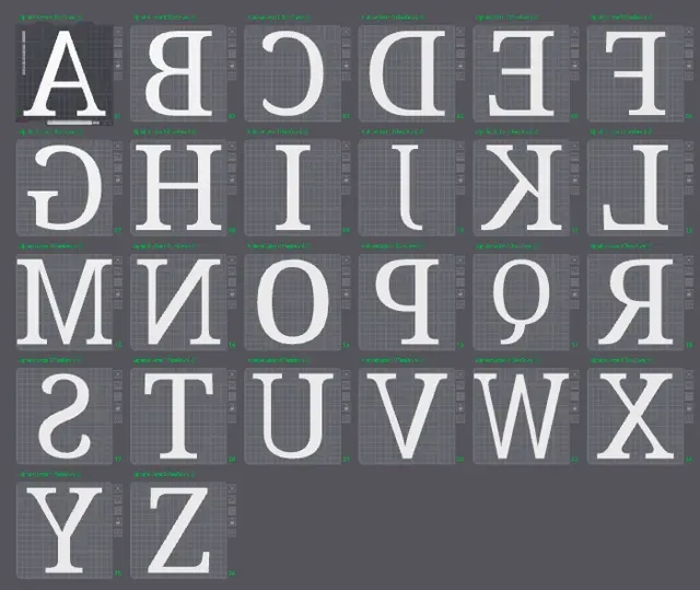 Alphabet Letters A-Z - Uppercase (Facedown) — Image 2 of 13
