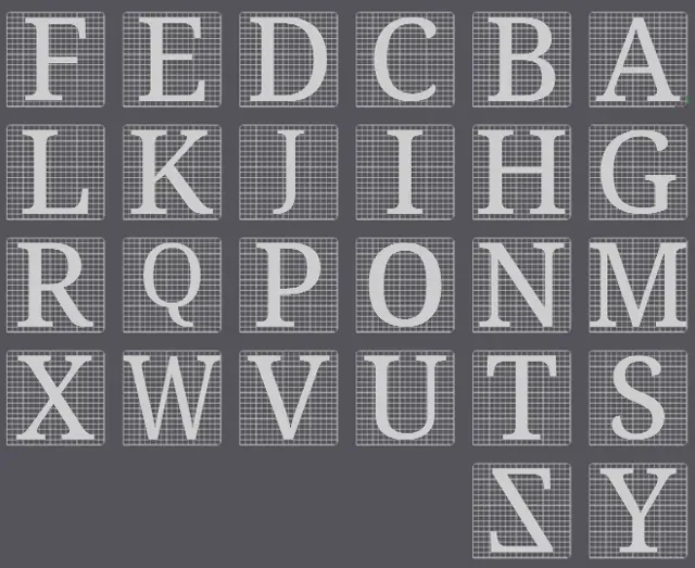 Alphabet Letters A-Z - Uppercase (Facedown) — Image 3 of 13