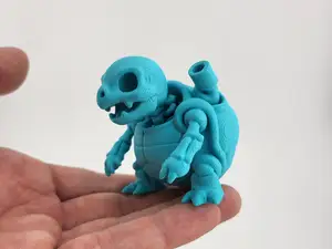 Blastoise Skeleton 3D Print Model pokemon kawaii