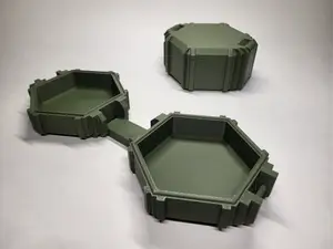 MilHex - Box tough rugged print in place container