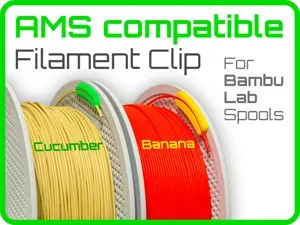 Filament Clip AMS compatible for Bambu Lab spools