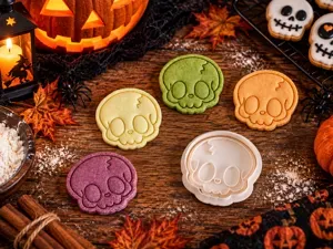 Funny Skull Cookie Cutter & Embosser