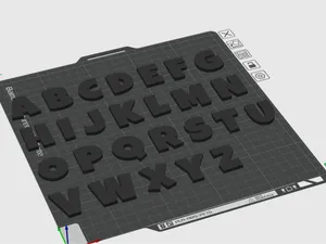 Alphabet Letters – Thick & Kid-Friendly 3D Letters