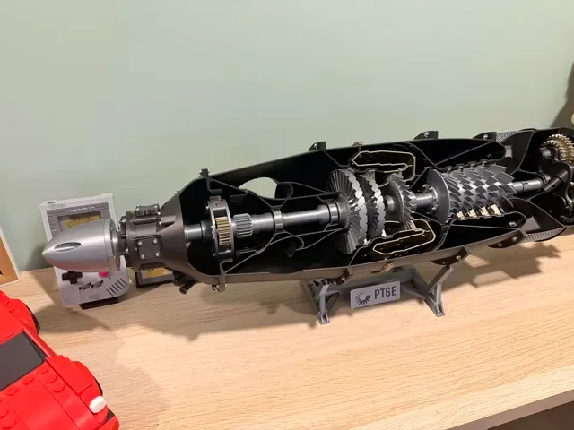 Turboprop Exhaust motor Pratt&Whitney PT6E linus3d — Image 6 of 12