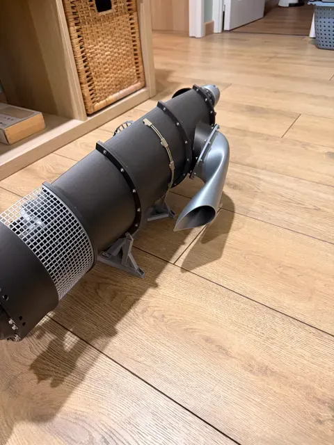 Turboprop Exhaust motor Pratt&Whitney PT6E linus3d — Image 9 of 12