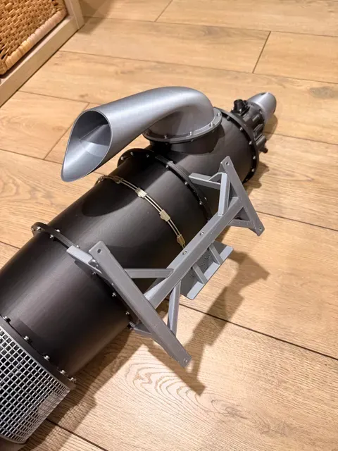 Turboprop Exhaust motor Pratt&Whitney PT6E linus3d — Image 11 of 12
