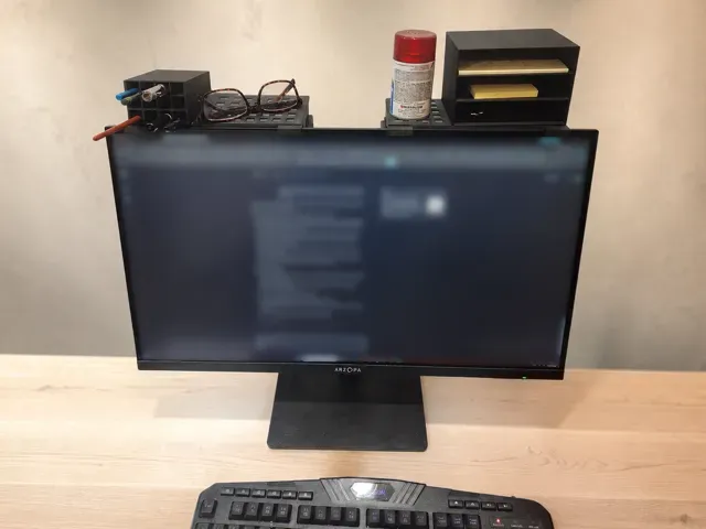 Modular Monitor Shelf & Storage System