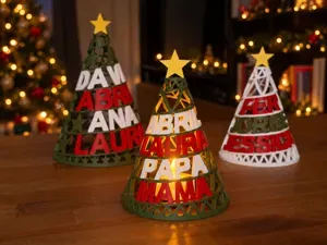 Customizable Spiral Christmas Tree