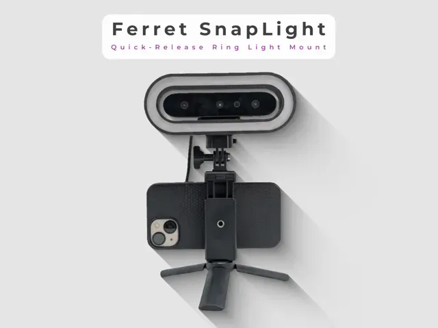 Ferret SnapLight: Quick-Release Ring Light Mount