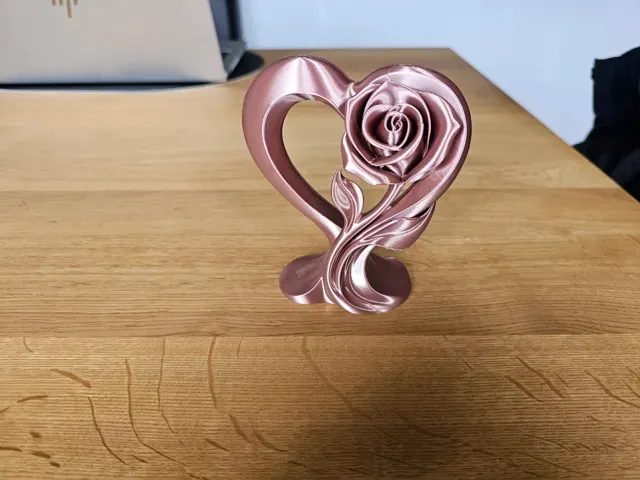 Modern Rose Heart - Elegante Tischdeko (Valentine) — Фото 3 из 16