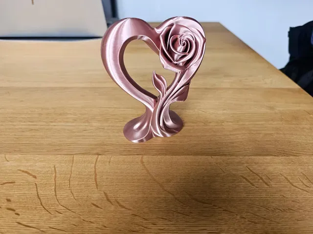 Modern Rose Heart - Elegante Tischdeko (Valentine) — Фото 4 из 16