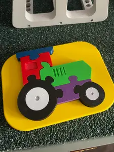 Tractor - puzzle for kids