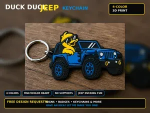 Duck Duck Jeep Keychain