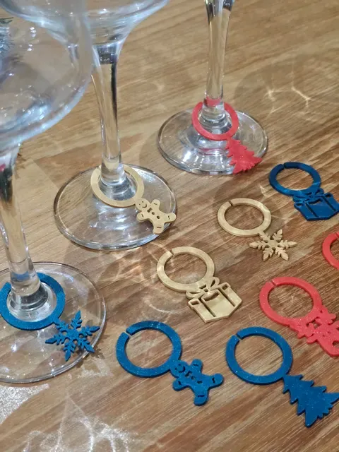 Christmas Wine Glass Markers – 8 Festive Designs — Фото 3 из 4