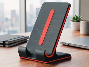 Minimalist Dual-Tone Desktop Smartphone Stand #003