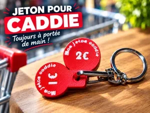 Jeton pour caddie - Mon jeton caddie