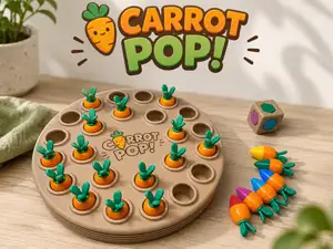 Carrot Pop! Memory Board Game
