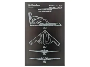 B-2 Stealth Bomber HueForge