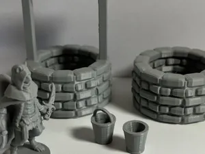 Small Well - D&D, Pathfinder, Scatter Terrain