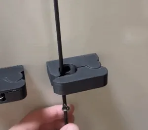 Fishing Rod holder - Print in Place (with spring)