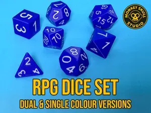 RPG Dice Set - 4 Variants (AMS Optional)