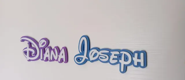 Disney Font Customizable Tag — Image 3 of 3