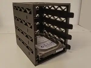 4 Bay HDD-Cage 3.5" with Backplane, JBOD enclosure