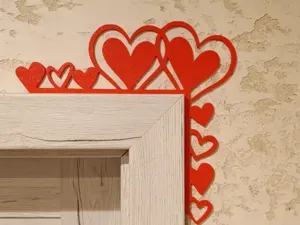 Door corner valentine's day