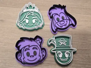 Character Cookie Cutter Stamp Pack 32