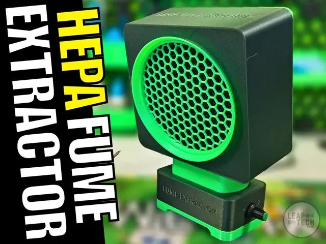 Fume Extractor - HEPA Filtered - 120mm fan - USB C