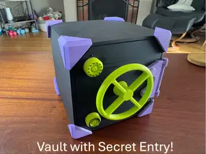 Vault with Secret Entry!