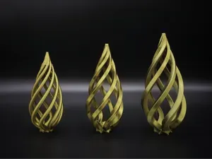 Spiral Christmas Tree Ball Ornament / Vol.01