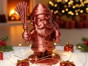 Père Fouettard Version Chibi – Figurine de Noël