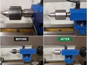 Mini Lathe MT2 Tailstock Cutting Jig