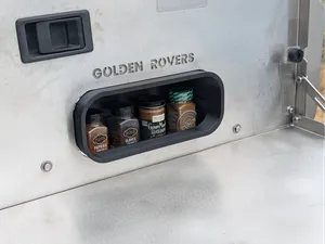 Golden Rovers Tailgate Table Storage Cubby