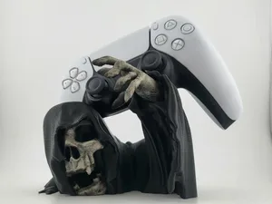 stand controller ps5 joystick holder skull