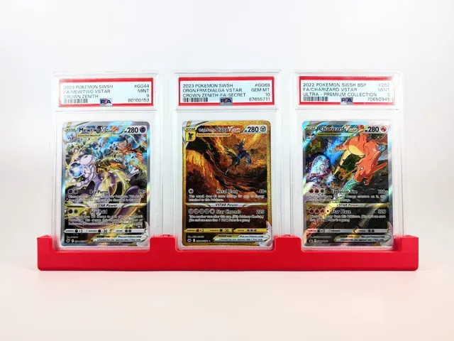 3 Card Graded Card Display Stand — Фото 3 из 4