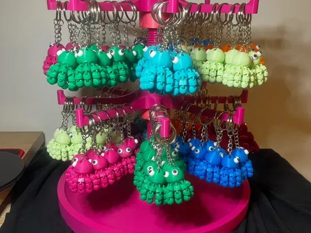 Professional Rotating Keychain Display