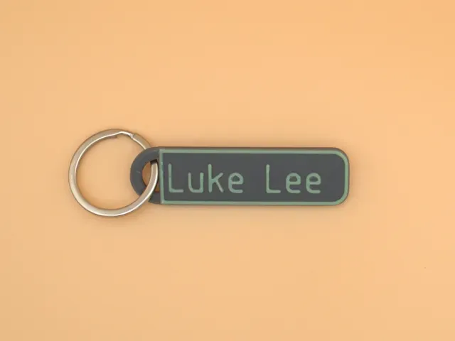 Customizable Key Fob with Text — Фото 2 из 2