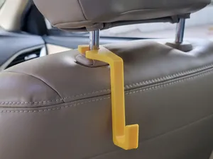 3D Printed Headrest Hooks – Car Seat Organizer Set
