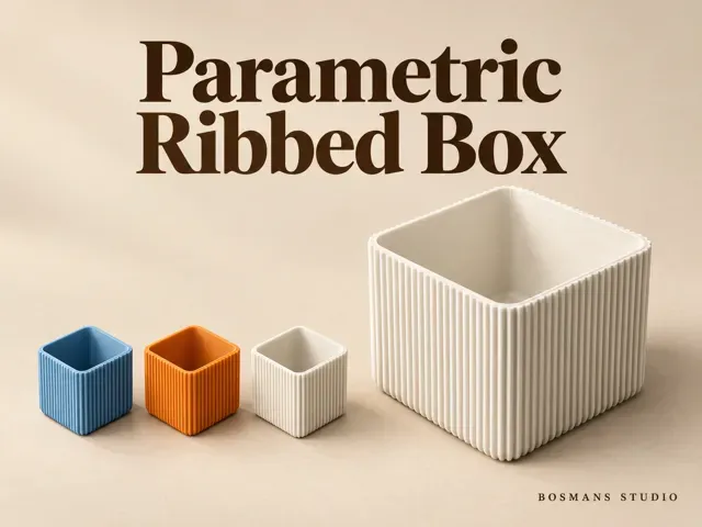Parametric Ribbed Box Design