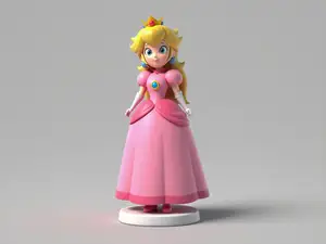 碧琪公主-超级玛丽马力欧supermario周边手办-儿童涂色玩具
